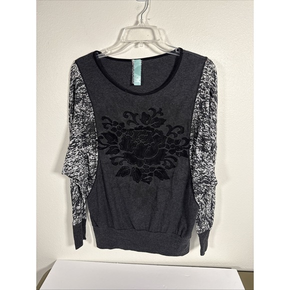 Lawman Western Tops - Lawman Pullover Top Med Woman's‎ Rose L/S D2